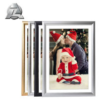 12x8 10x8 latest design of black silver gold aluminum photo frame